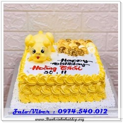 Mẫu Bánh Sinh Nhật Đẹp - A1099